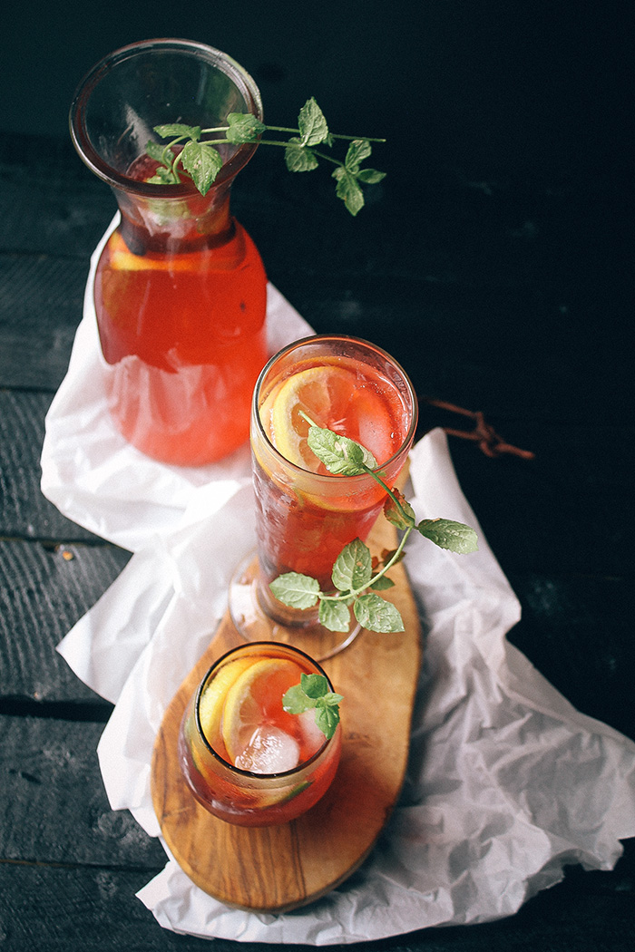 Loaded Hibiscus Arnold Palmer Drink Recipe - Vegetarian 'Ventures