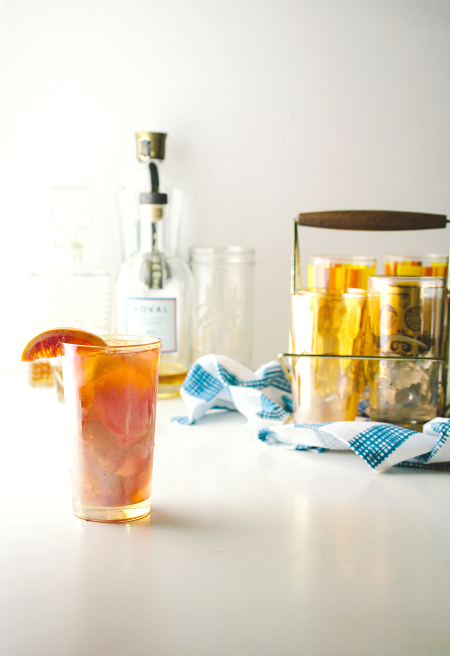 Blood Orange Smash Cocktail