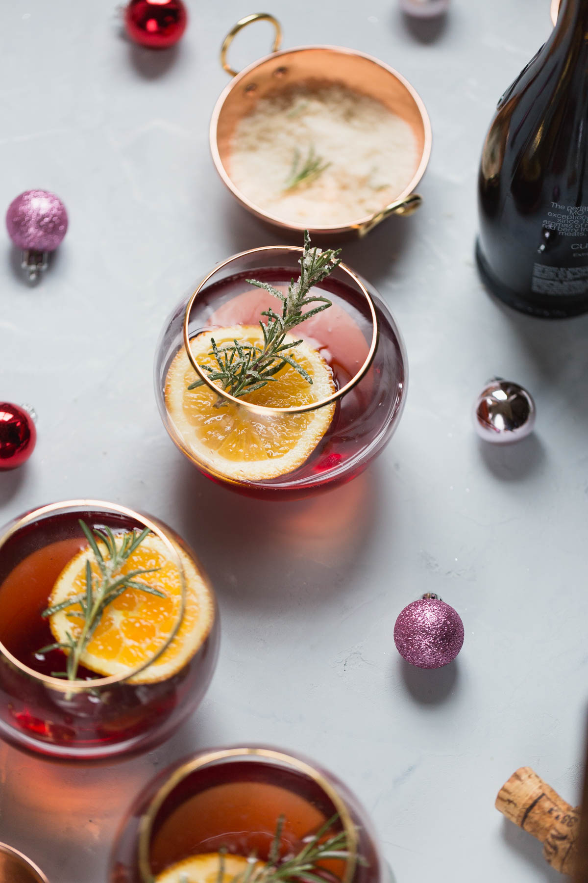 Holiday Mimosa (cranberry & rosemary) Instant Cocktail – Meliora Forever