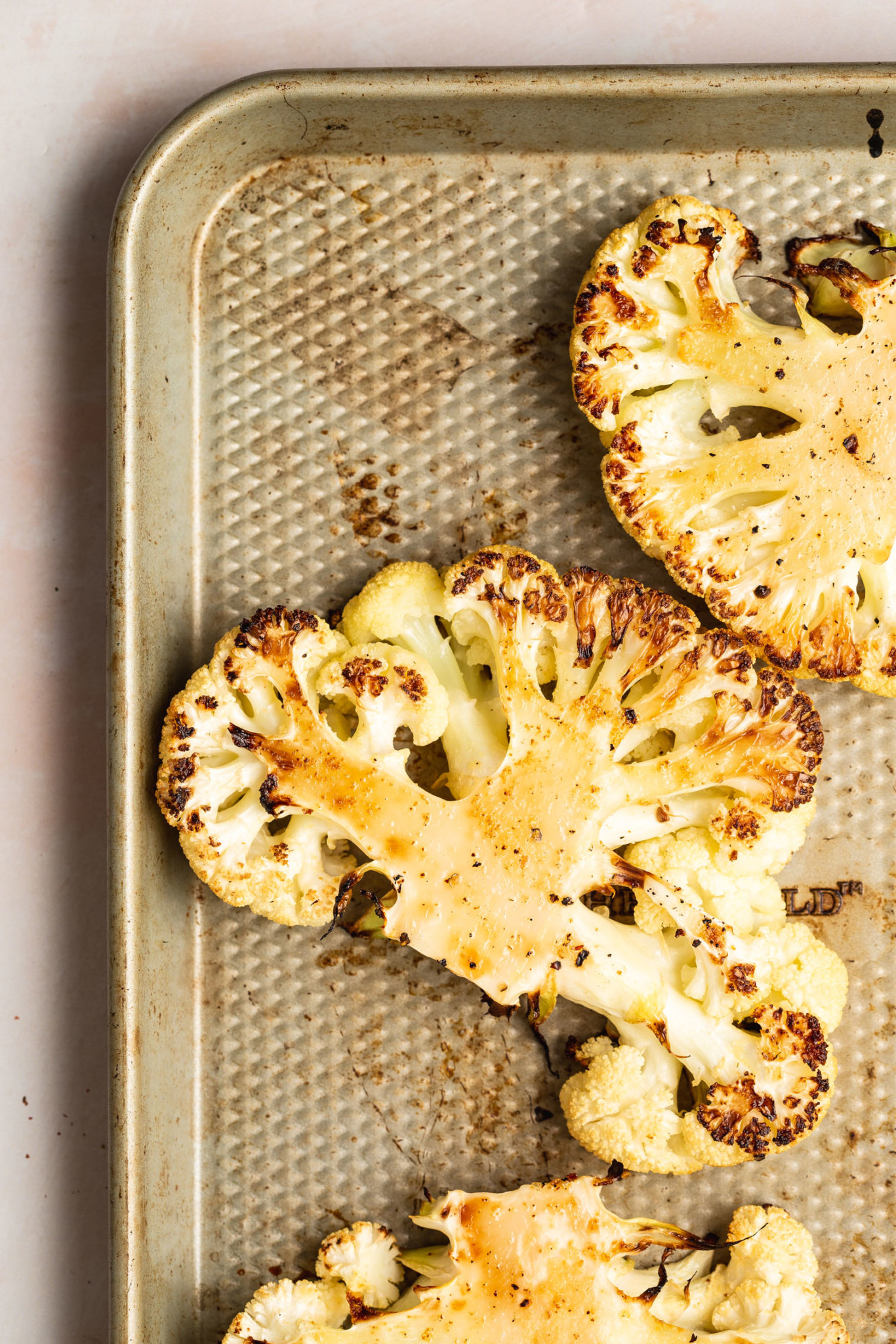 Cauliflower Steak with Carrot Miso Puree & Carrot-Top Pesto ...