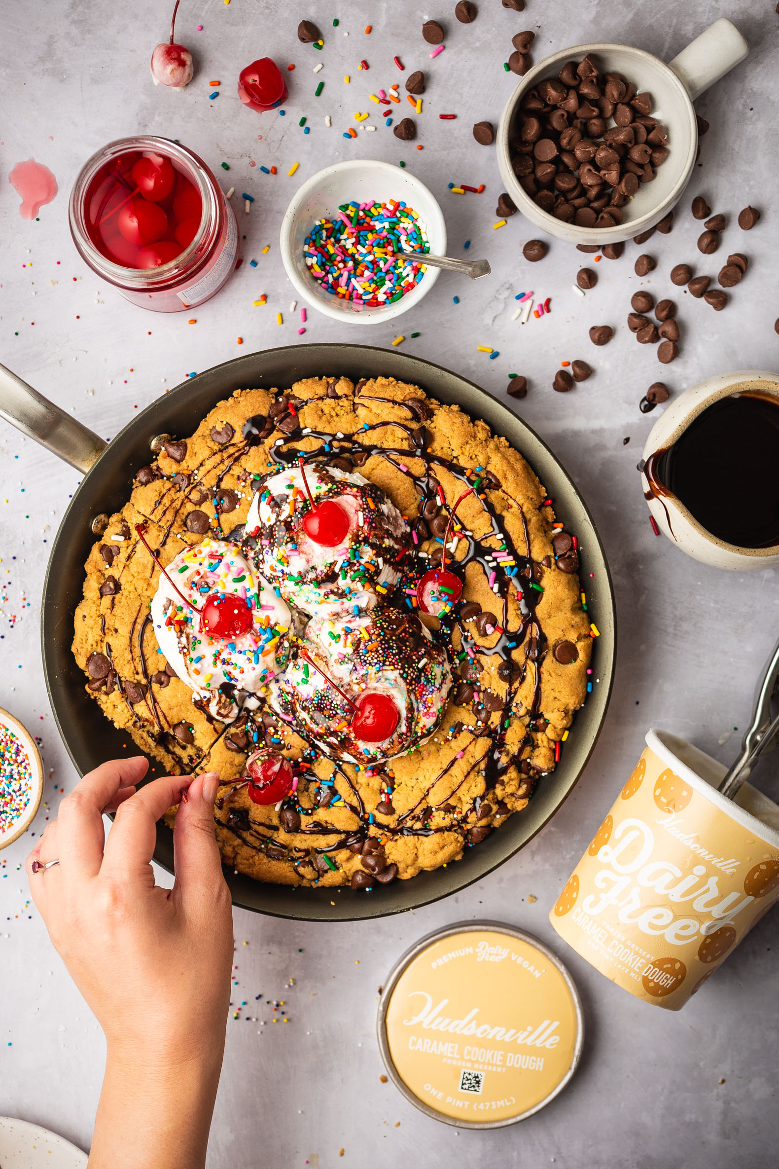 How To Make a Brown Butter Chocolate Chip Skillet Cookie - Chef Savvy