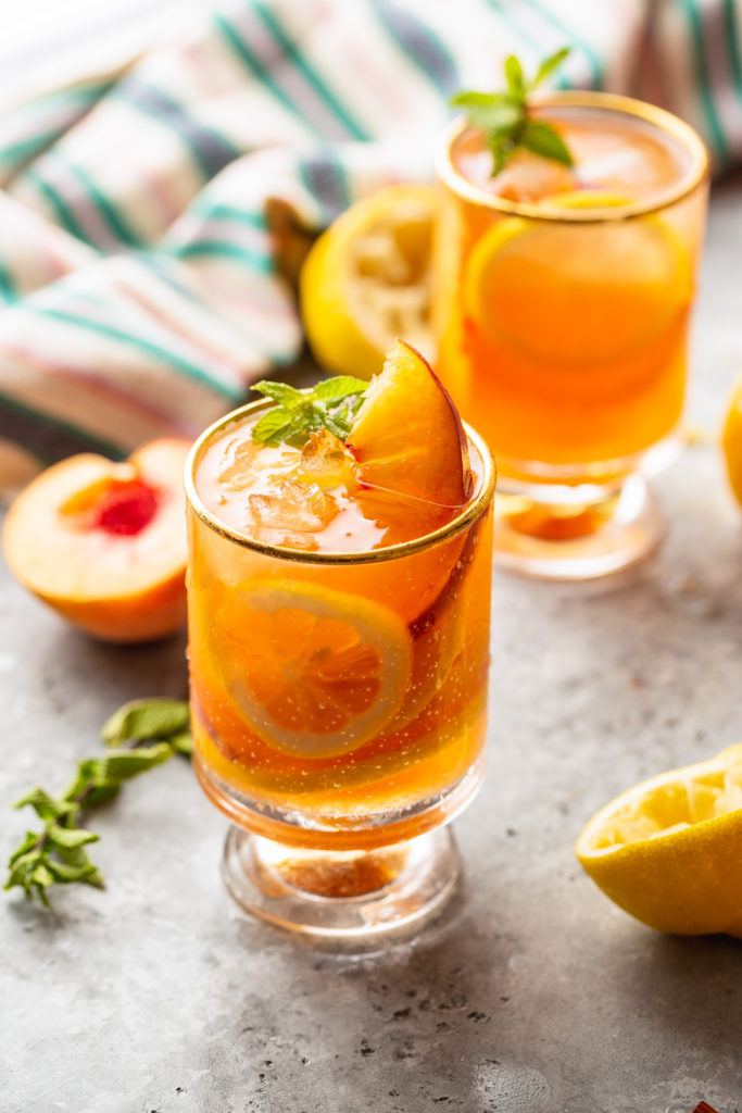 Iced Peach Tea Lemonade Recipe