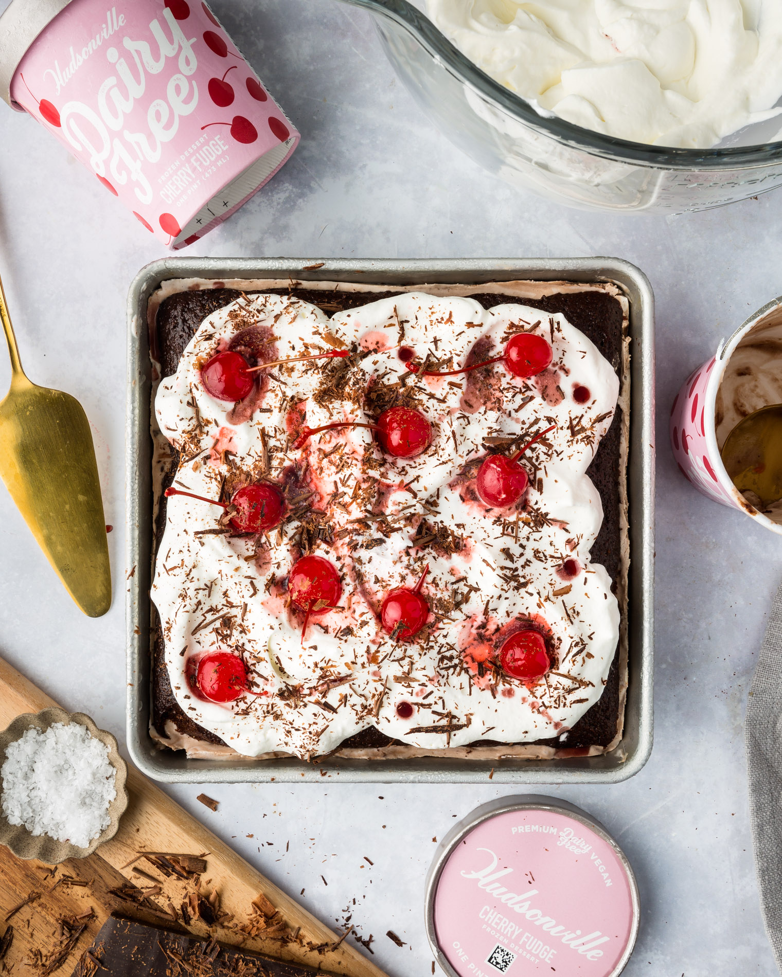 Chocolate-Cherry Ice Cream Cake Recipe: How to Make It