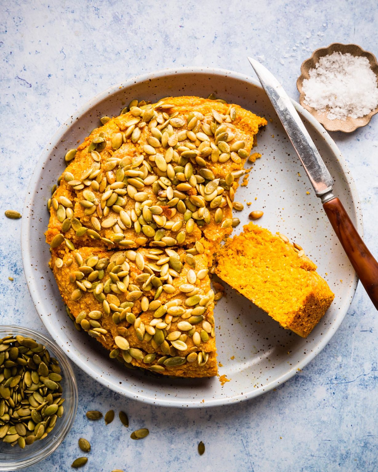 Brown Butter Pumpkin Cornbread - Vegetarian 'Ventures