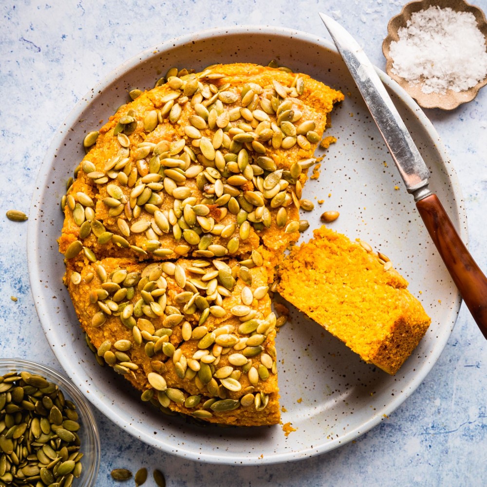 Brown Butter Pumpkin Cornbread - Vegetarian 'Ventures