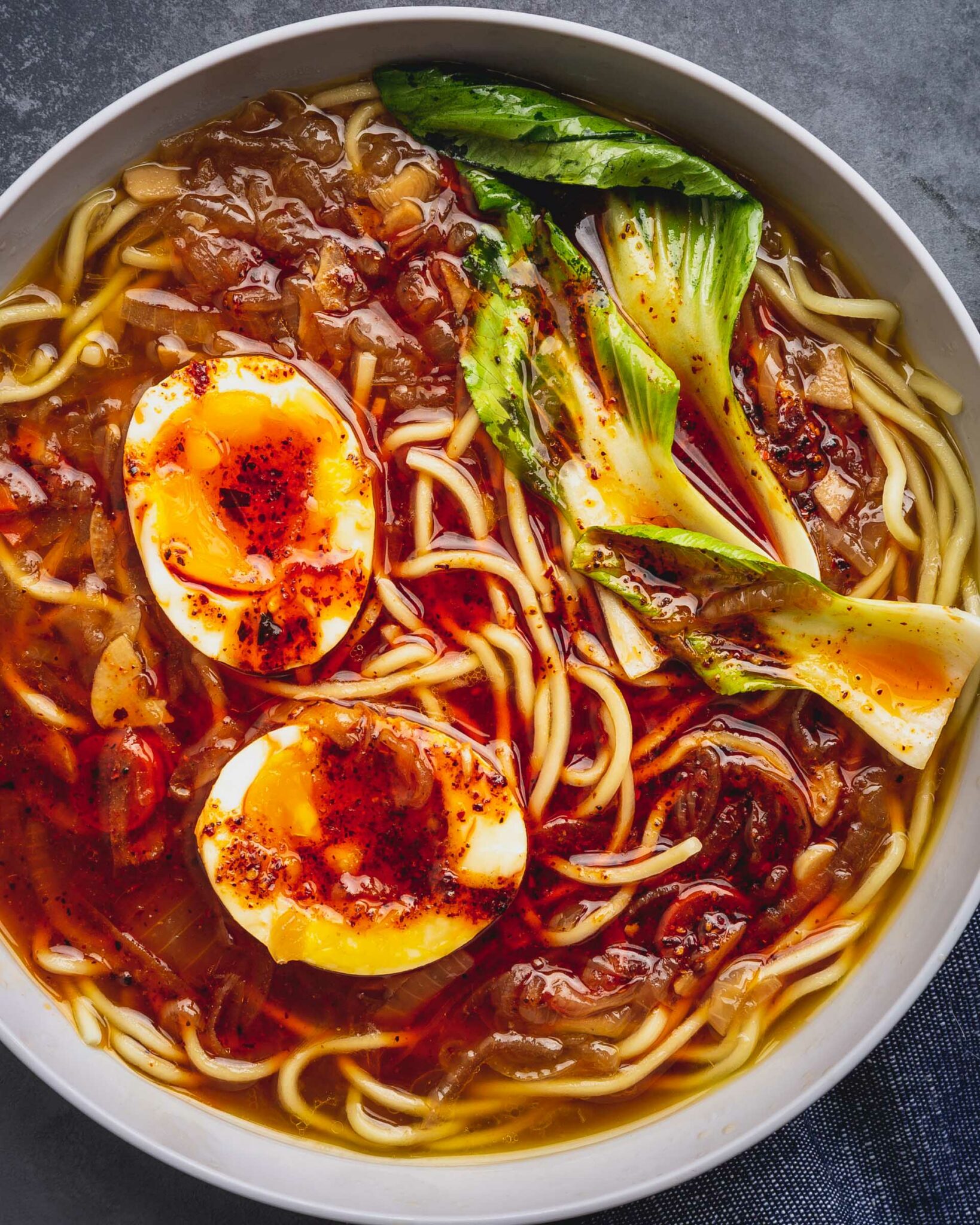 Caramelized Onion and Chile Ramen - Vegetarian 'Ventures